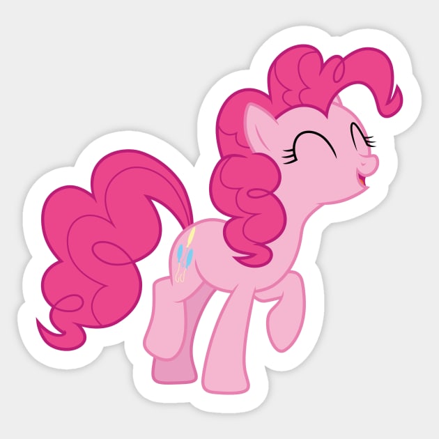 Happy Pinkie Pie 1 My Little Pony Sticker TeePublic